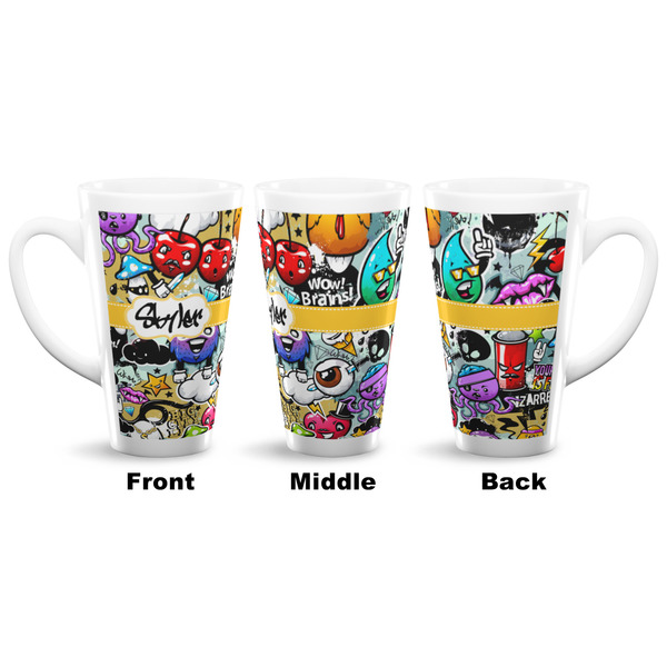 Graffiti 16 Oz Latte Mug - Approval