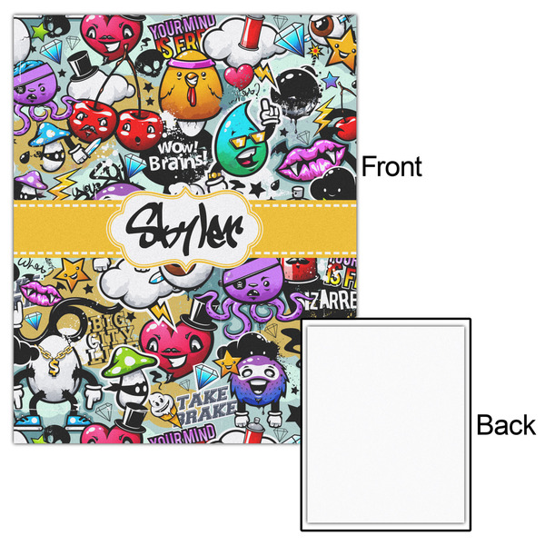 Graffiti 16x20 - Matte Poster - Front & Back