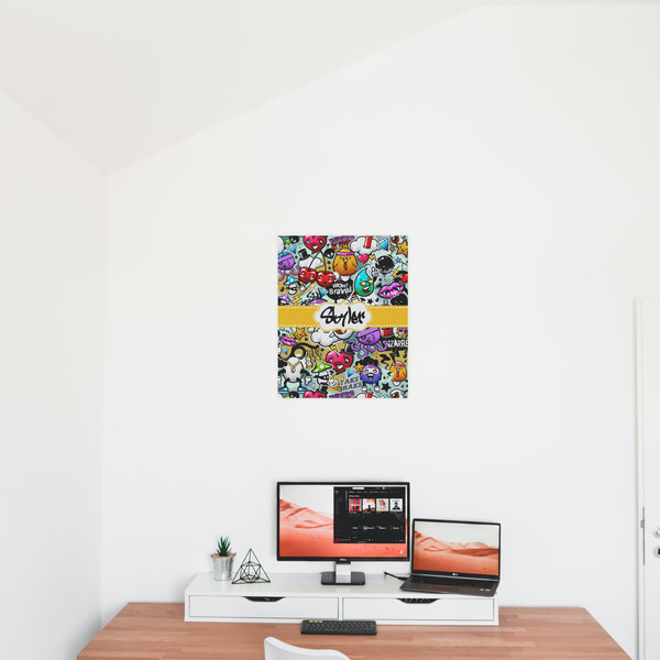 Graffiti 16x20 - Matte Poster - On the Wall