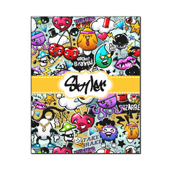 Graffiti Wood Print - 16x20 (Personalized)