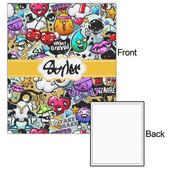 Graffiti 20x24 - Matte Poster - Front & Back