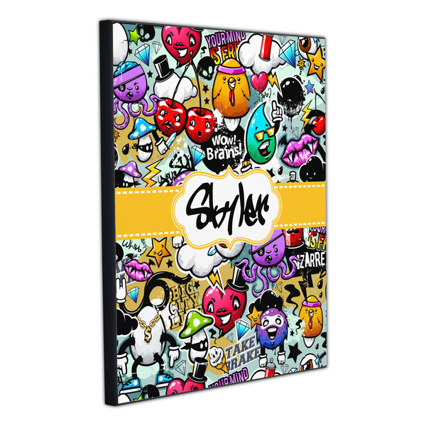 Graffiti 20x24 Wood Print - Angle View