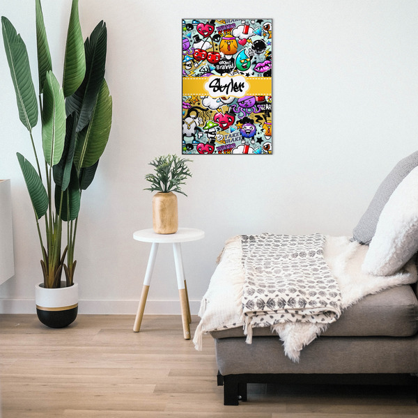 Graffiti 20x30 Wood Print - In Context