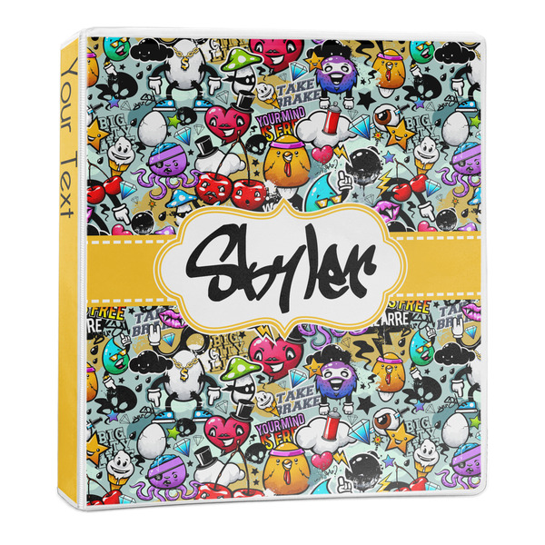 Graffiti 3-Ring Binder Main- 1in