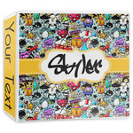 Graffiti 3-Ring Binder - 3 inch (Personalized)