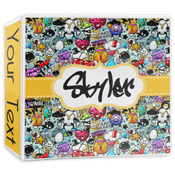 Graffiti 3-Ring Binder - 3 inch (Personalized)