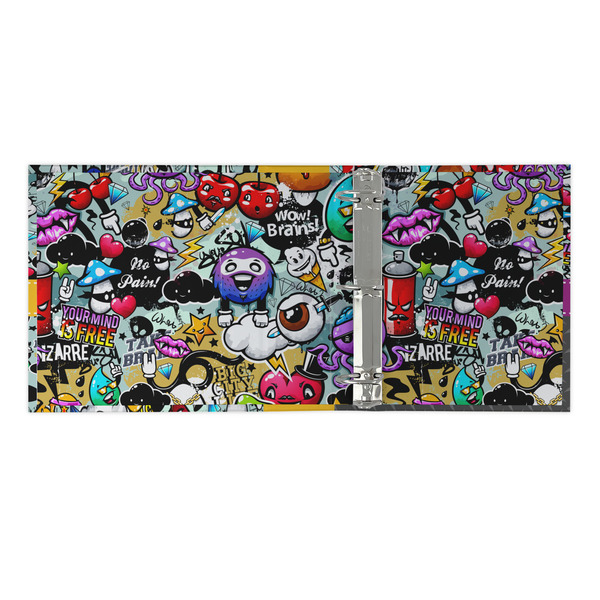 Graffiti 3 Ring Binders - Full Wrap - 2" - OPEN INSIDE