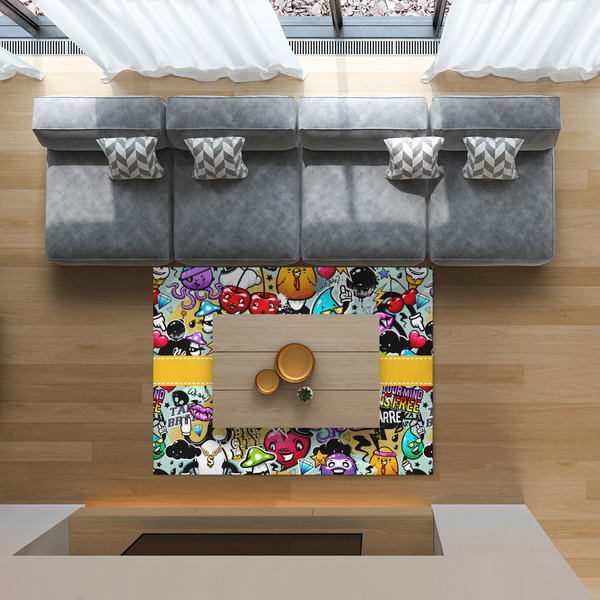 Graffiti 5'x7' Indoor Area Rugs - IN CONTEXT