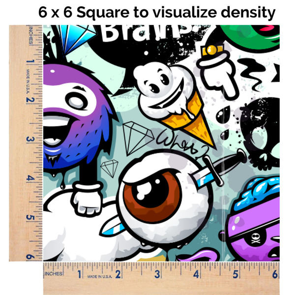 Graffiti 6x6 Swatch of Fabric