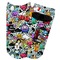 Graffiti Adult Ankle Socks - Single Pair - Front and Back