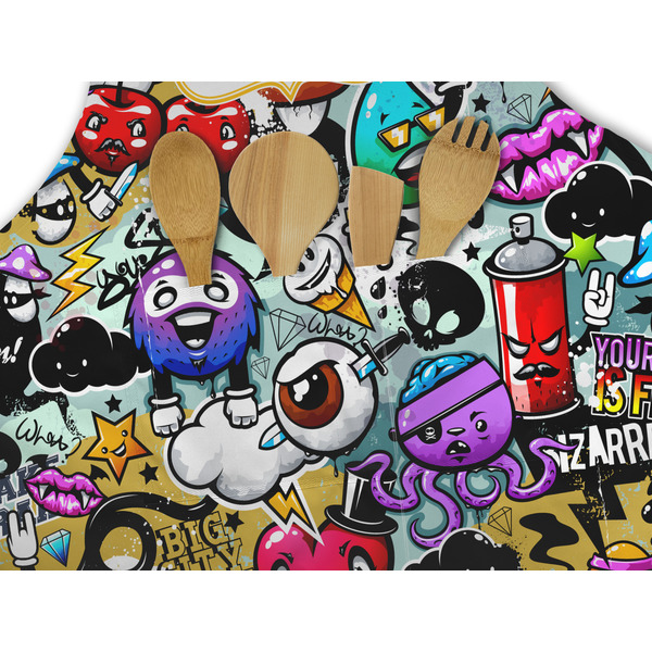 Graffiti Apron - Pocket Detail with Props