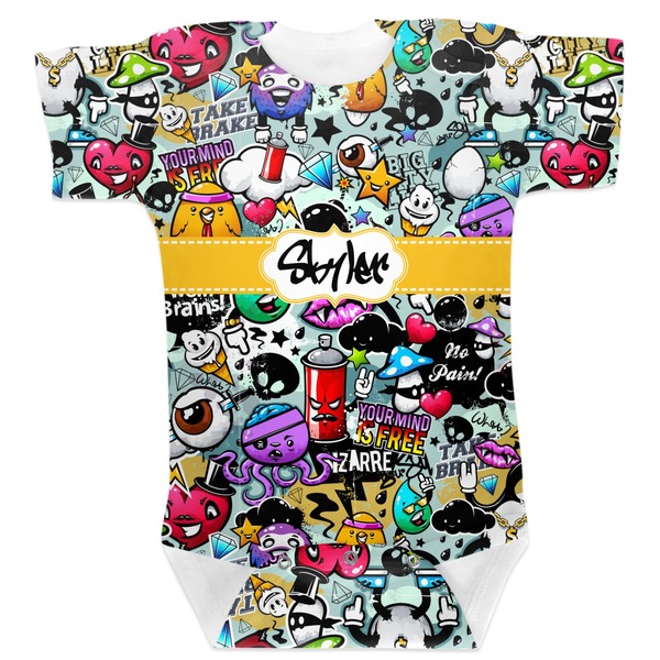 Custom Graffiti Baby Bodysuit (Personalized)