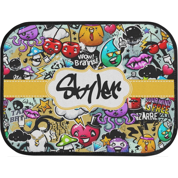 Graffiti Custom Car Floor Mats (Back Seat)
