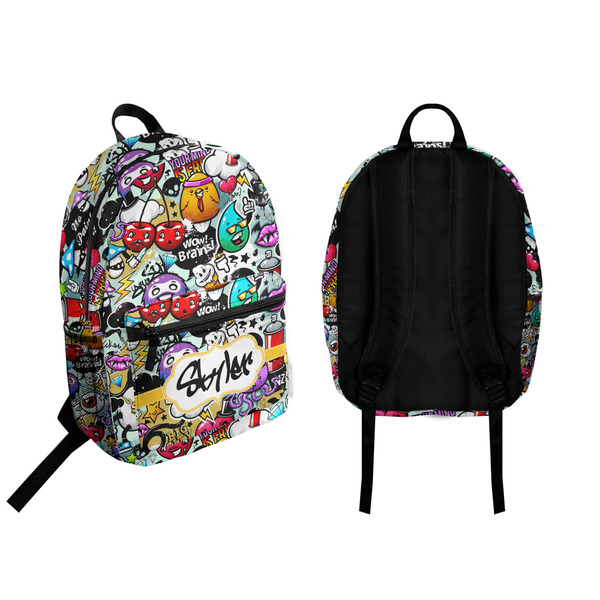 Graffiti Backpack front and back - Apvl