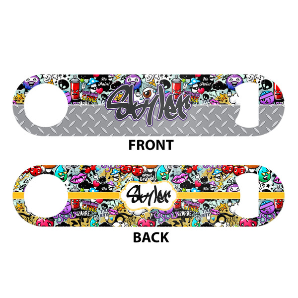 Graffiti Bar Bottle Opener - White - Approval