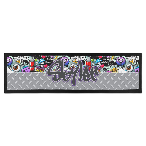 Custom Graffiti Bar Mat - Large (Personalized)