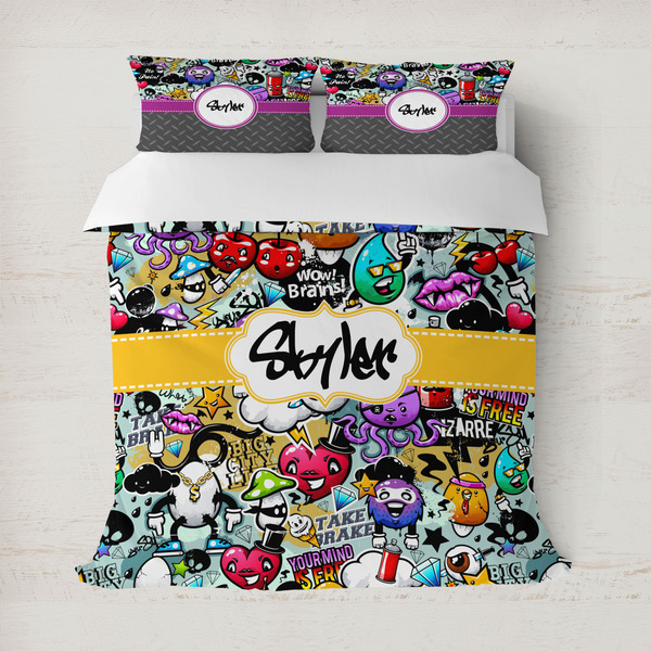 Custom Graffiti Duvet Cover (Personalized)