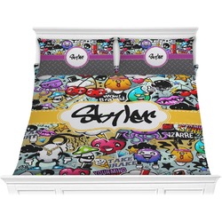 Graffiti Comforter Set - King (Personalized)