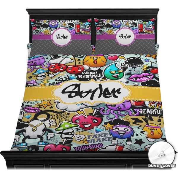 Graffiti Bedding Set (Queen) - Duvet
