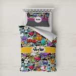Graffiti Duvet Cover Set - Twin XL (Personalized)