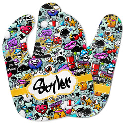 Graffiti Baby Bib w/ Name or Text