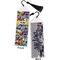 Graffiti Bookmark with tassel - Front and Back