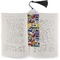 Graffiti Bookmark with tassel - In book
