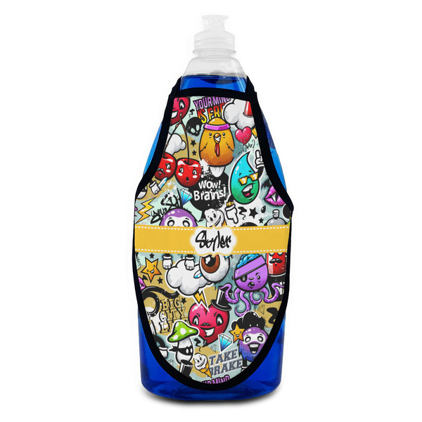 Graffiti Bottle Apron - Soap - FRONT