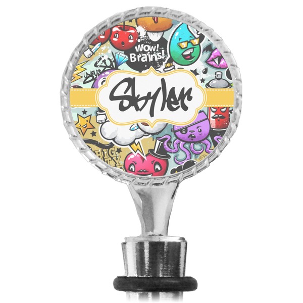Graffiti Bottle Stopper Main View