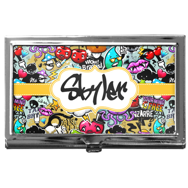 Custom Graffiti Business Card Case
