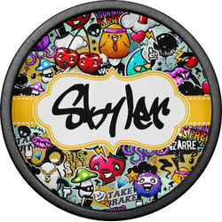 Graffiti Cabinet Knob (Black) (Personalized)