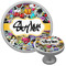 Graffiti Cabinet Knob (Silver) (Personalized)