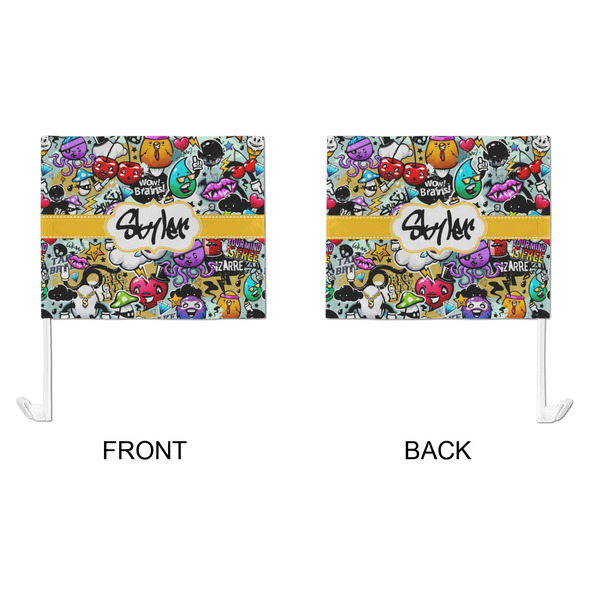 Graffiti Car Flag - Large - APPROVAL