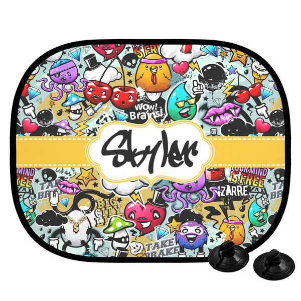Custom Graffiti Car Side Window Sun Shade (Personalized)