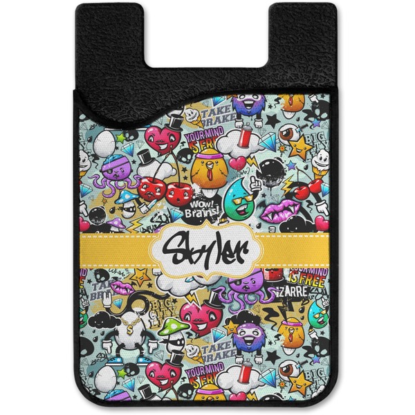 Graffiti Cell Phone Credit Card Holder