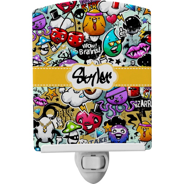 Custom Graffiti Ceramic Night Light (Personalized)
