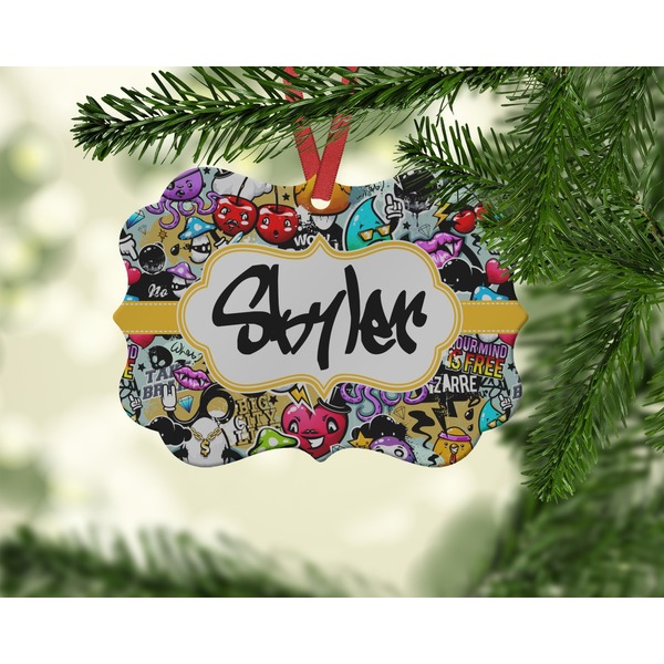Graffiti Christmas Ornament (On Tree)