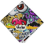 Graffiti Cloth Dinner Napkin - Single w/ Name or Text