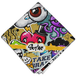 Graffiti Cloth Dinner Napkin - Single w/ Name or Text
