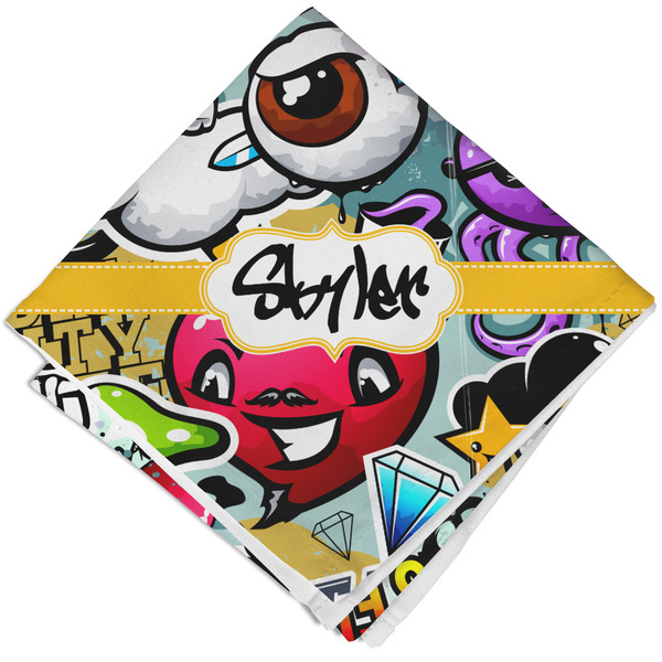 Custom Graffiti Cloth Napkin w/ Name or Text
