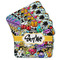 Graffiti Cork Coaster - Set of 4 w/ Name or Text