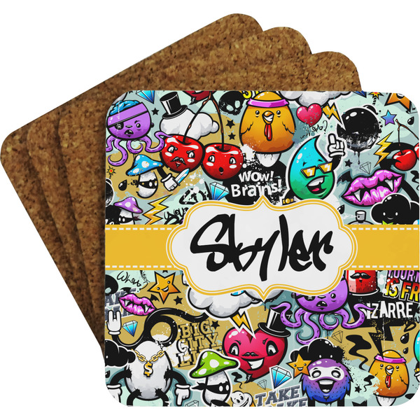 Graffiti Coaster Set (Personalized)