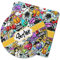 Graffiti Rubber Backed Coaster (Personalized)