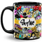Graffiti Coffee Mug - 11 oz - Full- Black