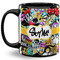 Graffiti 11 Oz Coffee Mug - Black (Personalized)