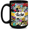 Graffiti Coffee Mug - 15 oz - Black Full