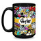 Graffiti Coffee Mug - 15 oz - Black