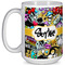 Graffiti 15 Oz Coffee Mug - White (Personalized)