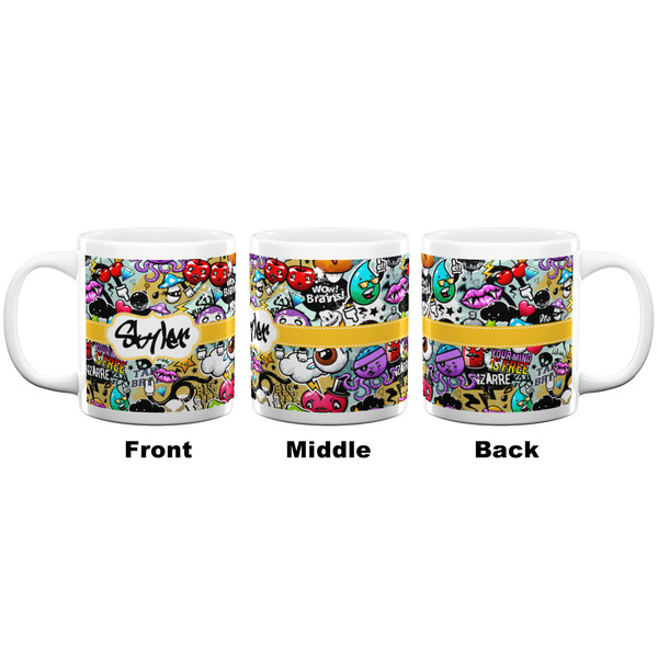 Graffiti Coffee Mug - 20 oz - White APPROVAL