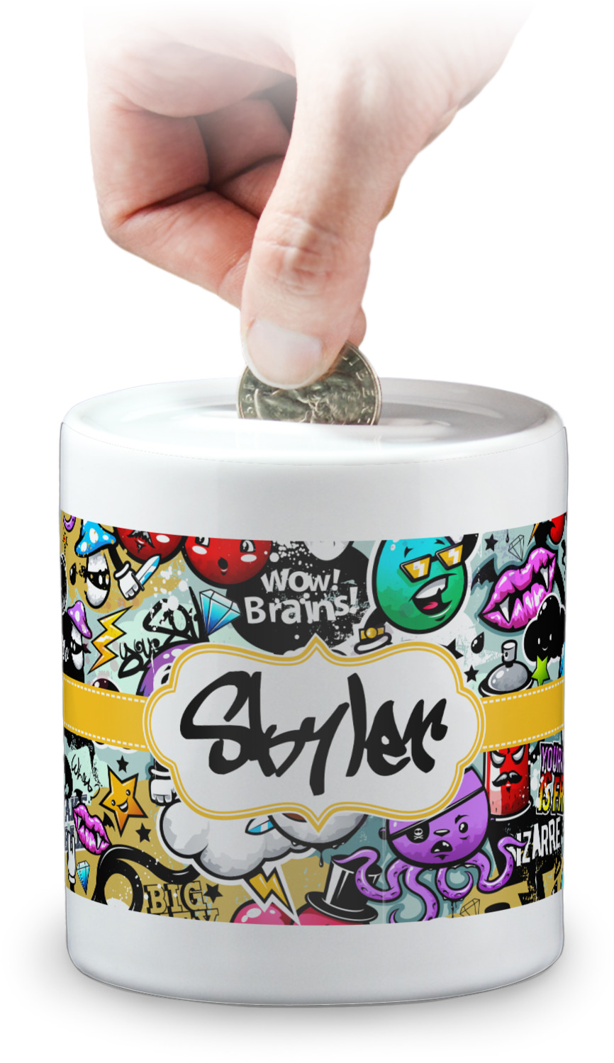 Graffiti Coin Bank (Personalized) YouCustomizeIt